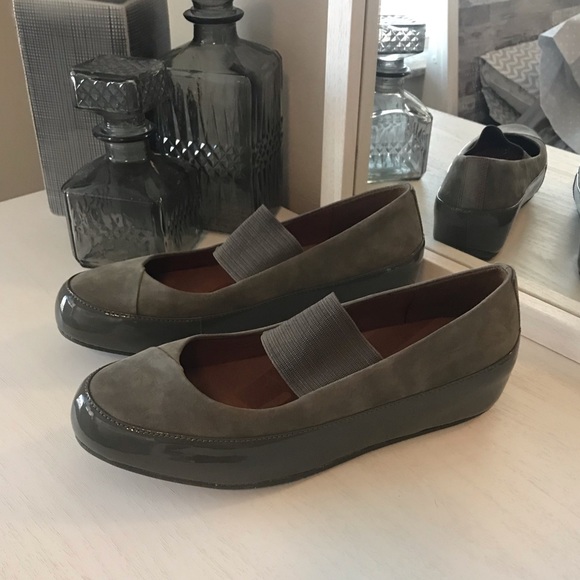 Fitflop Shoes - NWT Fitflop Green Mary Jane Sneakers Size 8